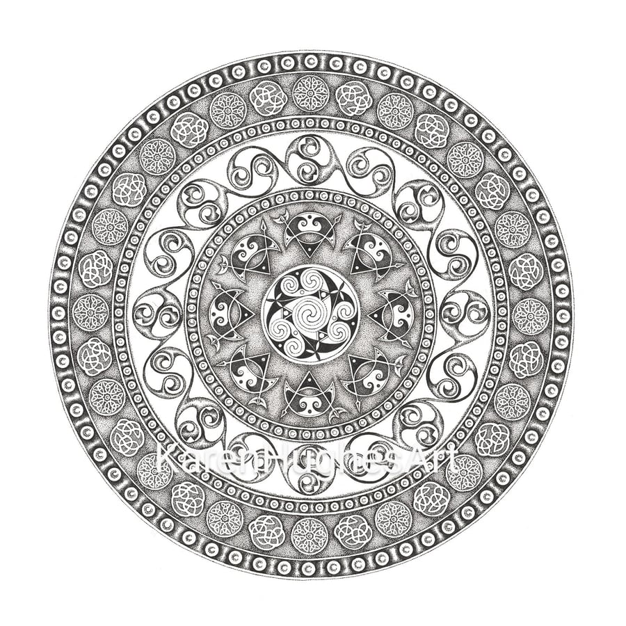 La Tene Circle (20x20cm)