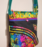 Handbag with colorful flowers and butterflies  - Image 4