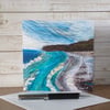 Seascape print greetings card. 