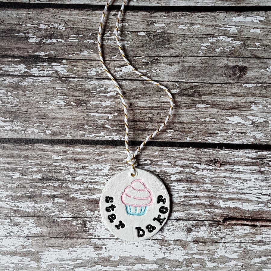 Individual Clay Tags STAR BAKER, decoration, homeware, gift