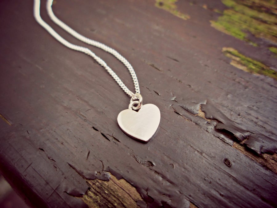 Silver Heart Necklace - All I Need