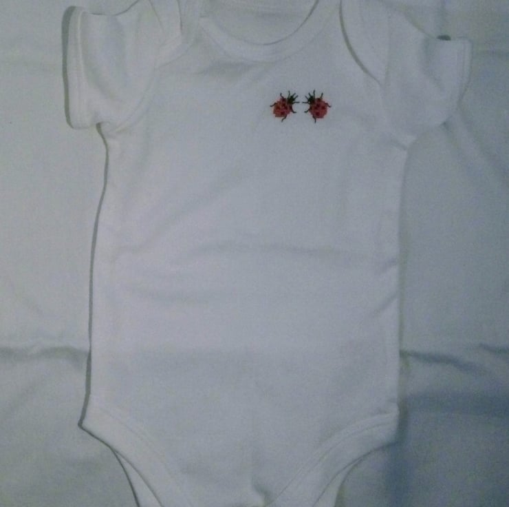 Ladybird Vest Age 3-6 months - Folksy