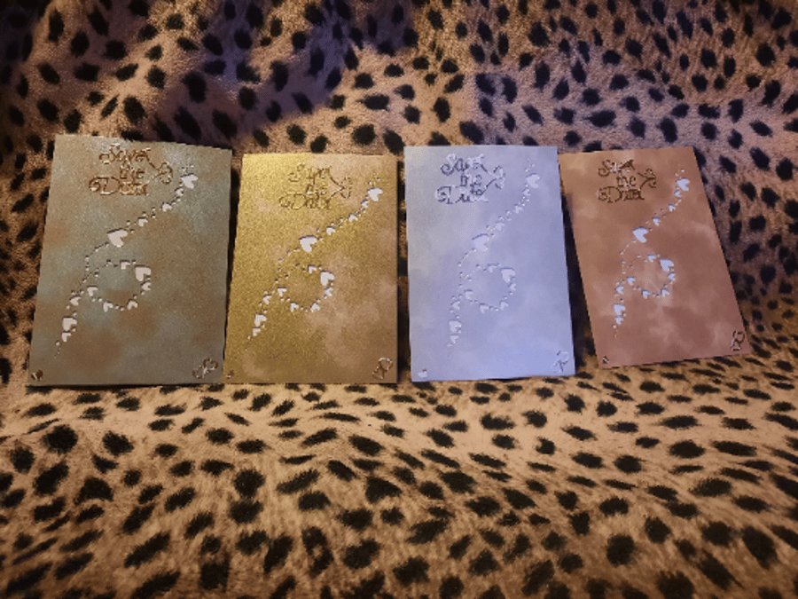 Metallic Save the Date Cards - Pack of 10