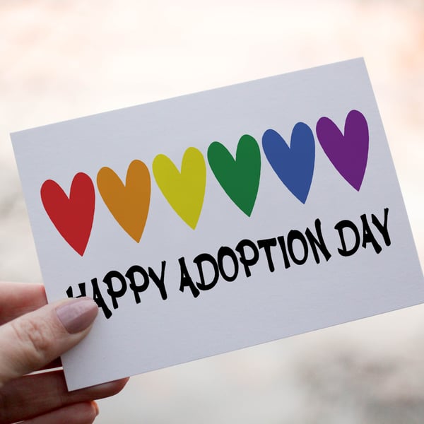 Happy Adoption Day Card, Congratulations Adoption for New Child, Baby Shower
