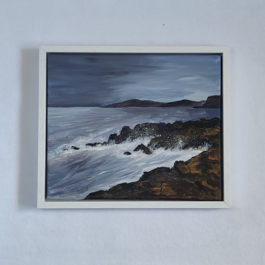 Somerset Coastline, Rocky shoreline of the Bristol Channel