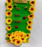 Handmade sunflower wall decoration. - Image 5