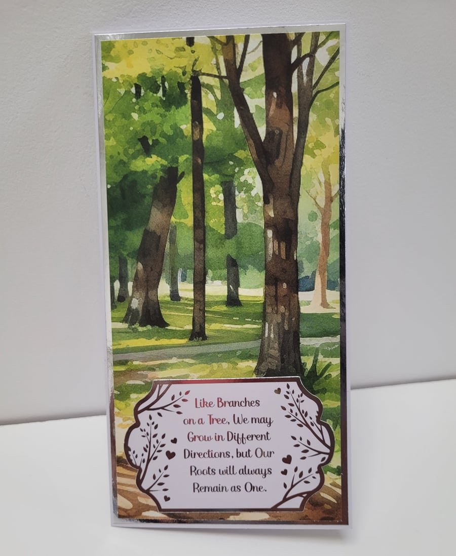 Thinking of You Card – Branches & Roots