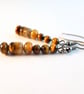 Tiger's Eye Earrings - Handmade In Devon - Image 2