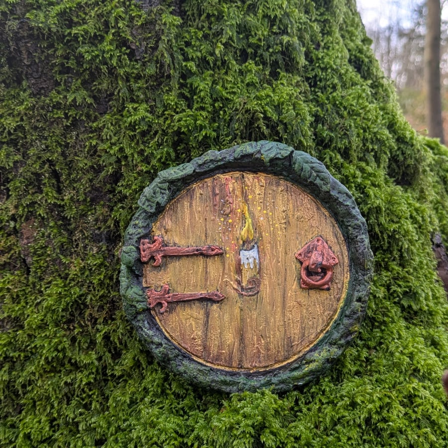 Handmade Fairy Door, The Lantern Maker, Whimsical Faerie Garden Decor