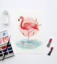 A Flamingo Called Margo - Illustrated Art Print by Lizzie Martell - Image 3