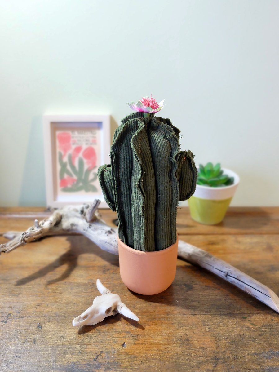 Dark Green Cord Saguaro Cactus