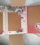 Handmade Christmas Scrapbook Album. Red Velvet Photo Album.  - Image 7