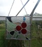 Beautiful Stained Glass Suncatcher with Lava Flow in Mind - Image 2