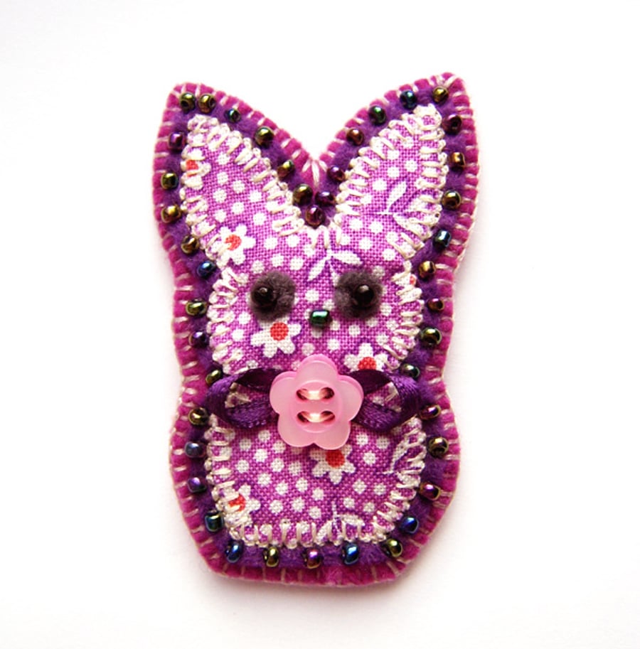 Rabbit Brooch