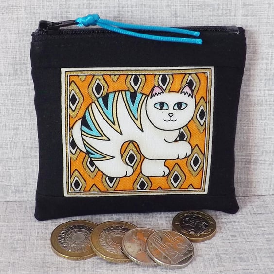 Coin purse, small purse, cats