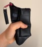 Lined Inner Tube Bag - Dark Pink Zip & Maroon Cyclist Lining - Image 7