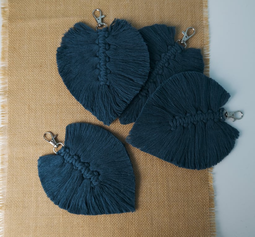Macramé Leaf Bag Accessory 