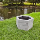 Peak District Chunky Hexagonal Garden Planter