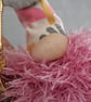 Lavender Scented Gnome Keyrings - Pink Beard - Image 4