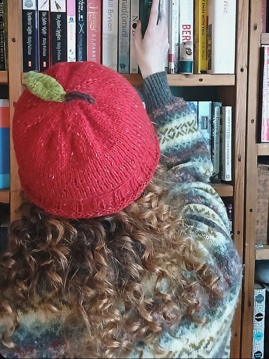 Apple Hat Knitted Handmade Accessories Fruit