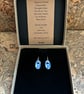 Handcrafted Unique Earrings, Eco Keepsake Gifts, Sterling Silver, Christmas Gift - Image 9