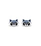 Racoon Stud Earrings - Handmade - Image 3