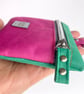 Special Edition Waterproof Dog Treat Bag Pouch in Pink and Green - Image 3