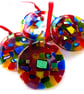 Swirl Decoration Rainbow Fused Glass Lightcatcher  - Image 4
