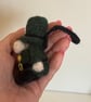 Hand Felted Leprechaun Decoration or Keyring  - Image 6