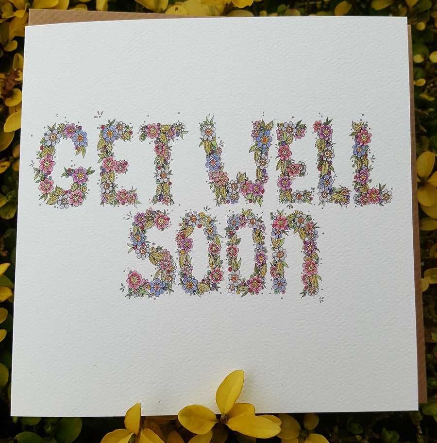 Get well soon Card end of line offer