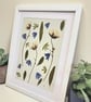 Framed Real Pressed Flower and Foliage Botanical Art - Image 3
