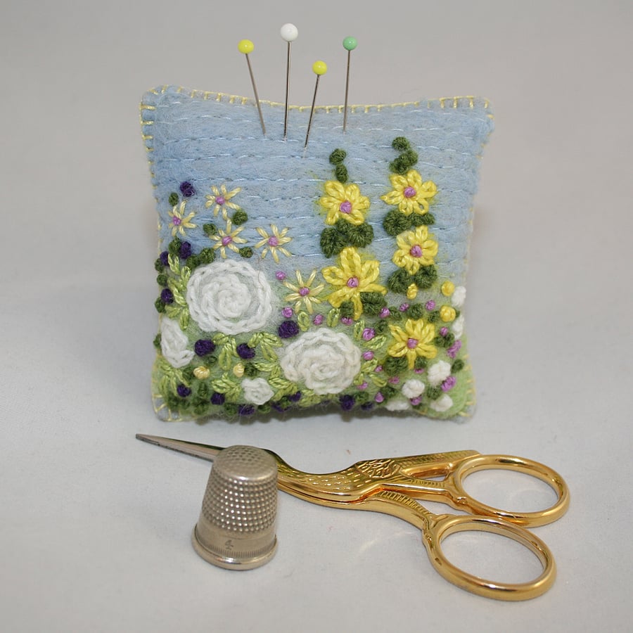 Cottage Garden Pincushion 