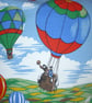 The Balloon Race cushion - Image 2