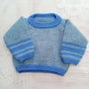 Baby's Knitted Aran Weight Jumper, Gift Ideas for Babies, Baby Clothes