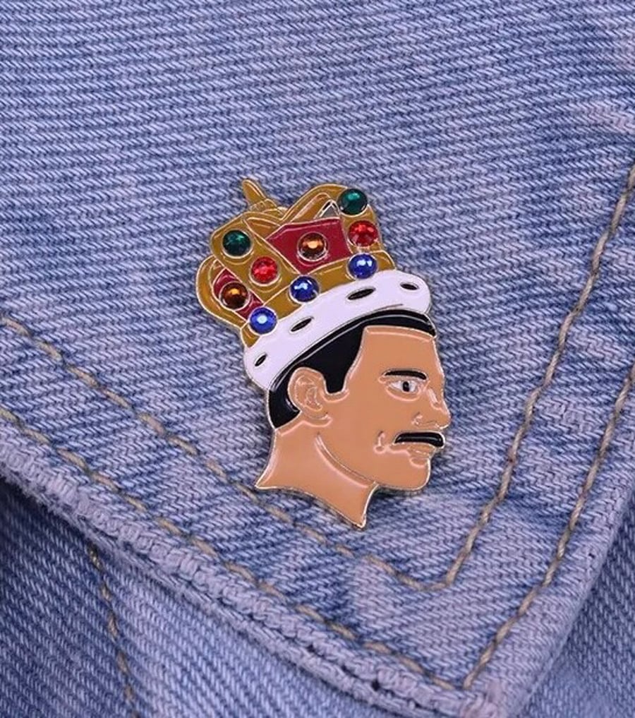 Freddie Mercury Pin Badge