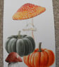 Pack of 3 autumn themed greeting cards, suitable for any occasion - Image 2