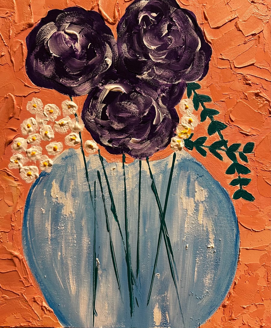 Acrylic - Purple Dreams 