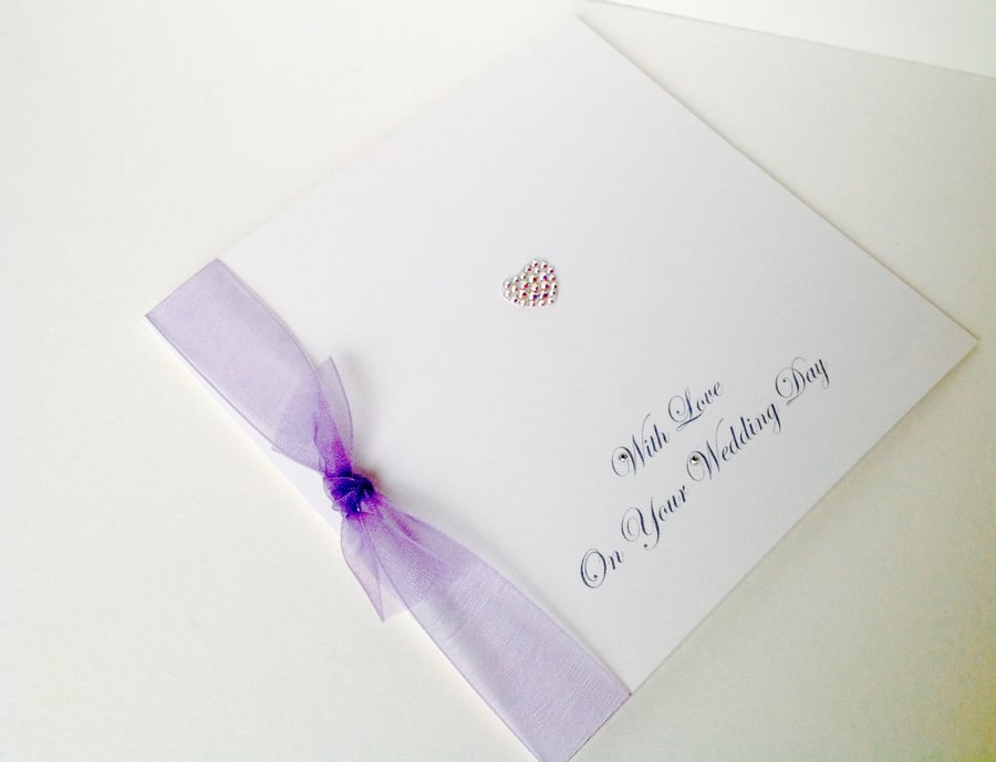 Wedding,Greeting Card,'Sparkle'Collection,Handmade Card,Can Be Personalised