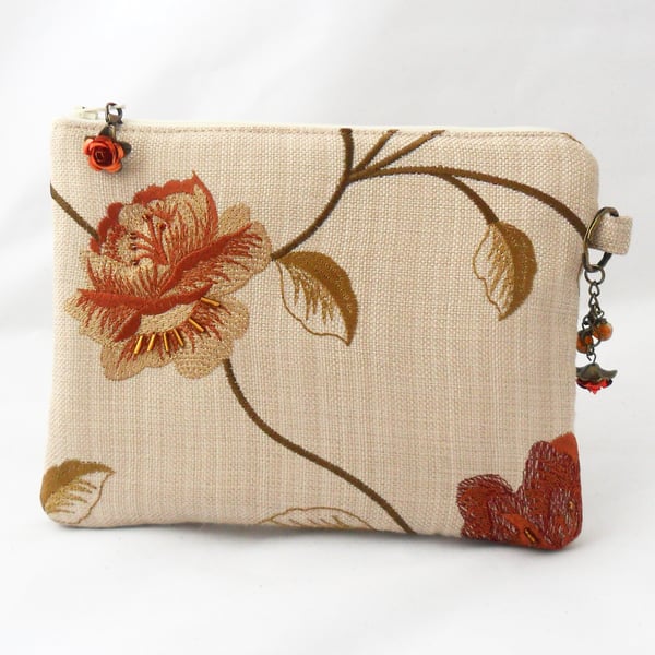 Make-up bag or zipped pouch. 