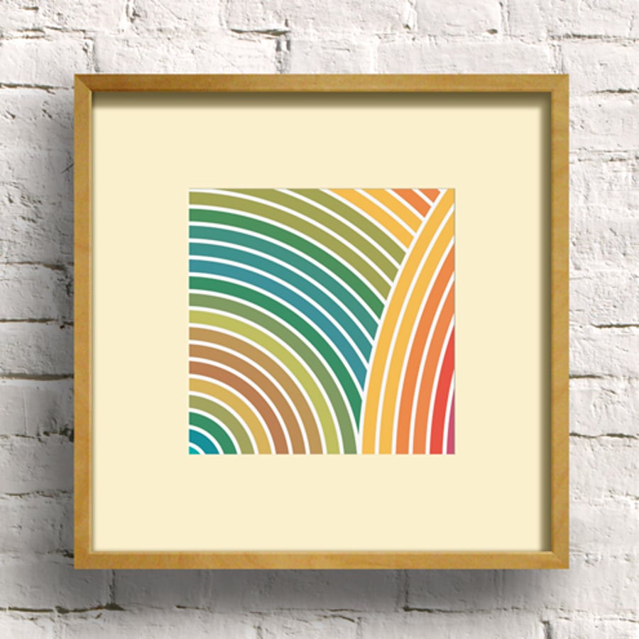 Zen Earth Square Giclee Print