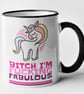 B.tch I'm F..king Fabulous Mug Sassy Funny Novelty Gift Joke Present For Family  - Image 3