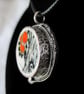 PENDANT VINTAGE CHINA BROKEN CERAMICS NECKLACE - Image 2