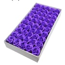 Set of 50 pcs orangesoap flowers,  Premium quality,  roses , Craft,  home decor