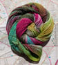 Hedgerow bloom :: cupro cotton : nylon :: 4 ply :: 100g - Image 5