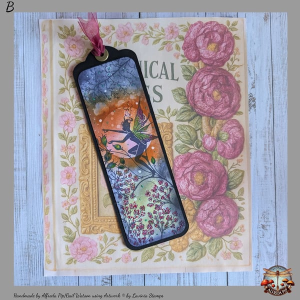 Flower Fairy themed handcrafted Bookmarks