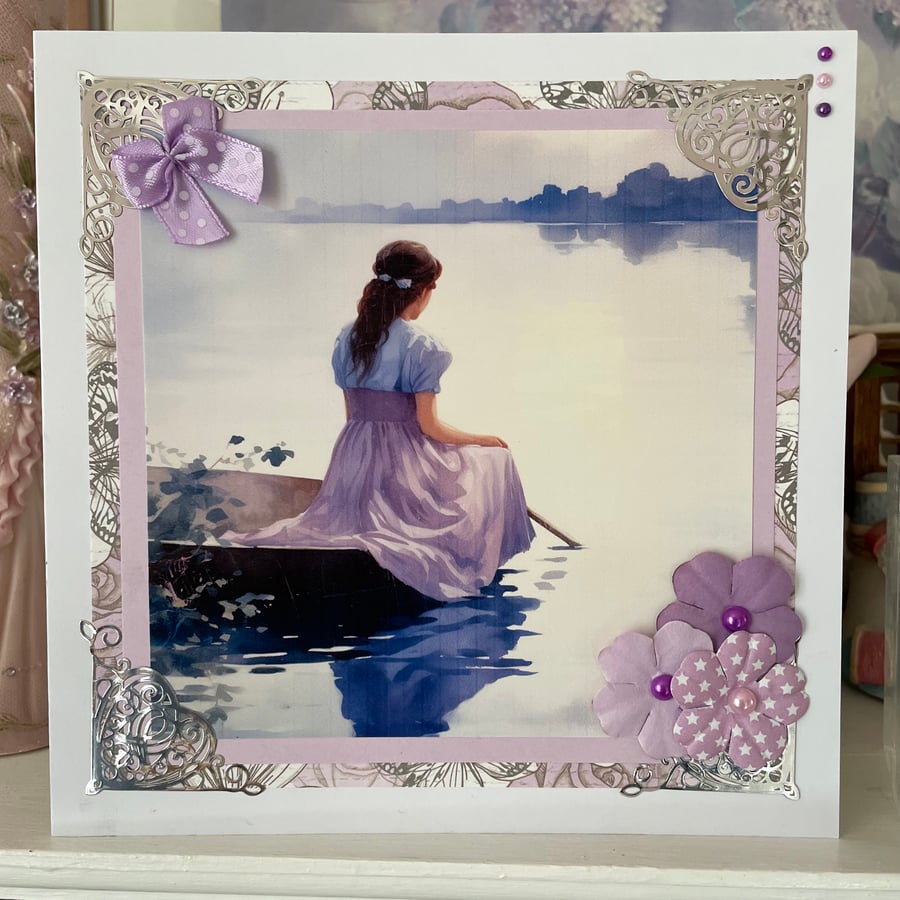 Greeting Card - Lilac Dreams -C 154