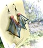 Stainless steel origami earrings (pair) - Image 5