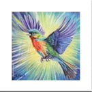 Spirit of Finch - Blank Card with Nature Spirit Totem message
