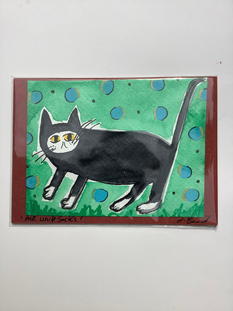 Original cat painting. Mummy. Cats. Pets. Animals. Cat lover 