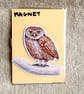 Little Owl Fridge Magnet
